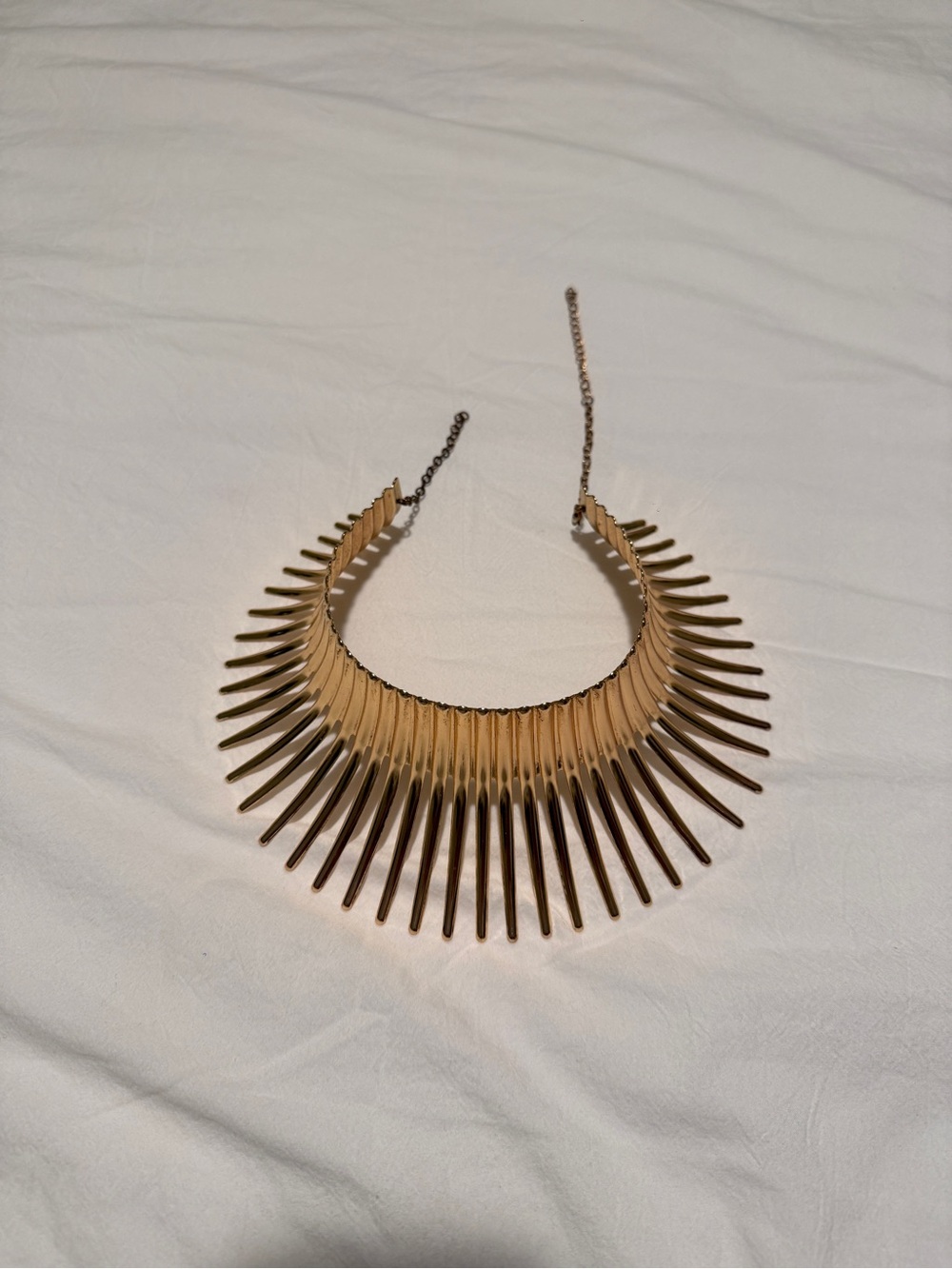 Gold-Tone Spike Collar Necklace - Women Jewelry